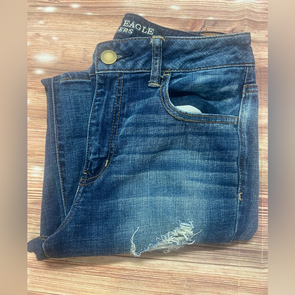 American Eagle Outfitters Hi- Rise Jeggings Distressed